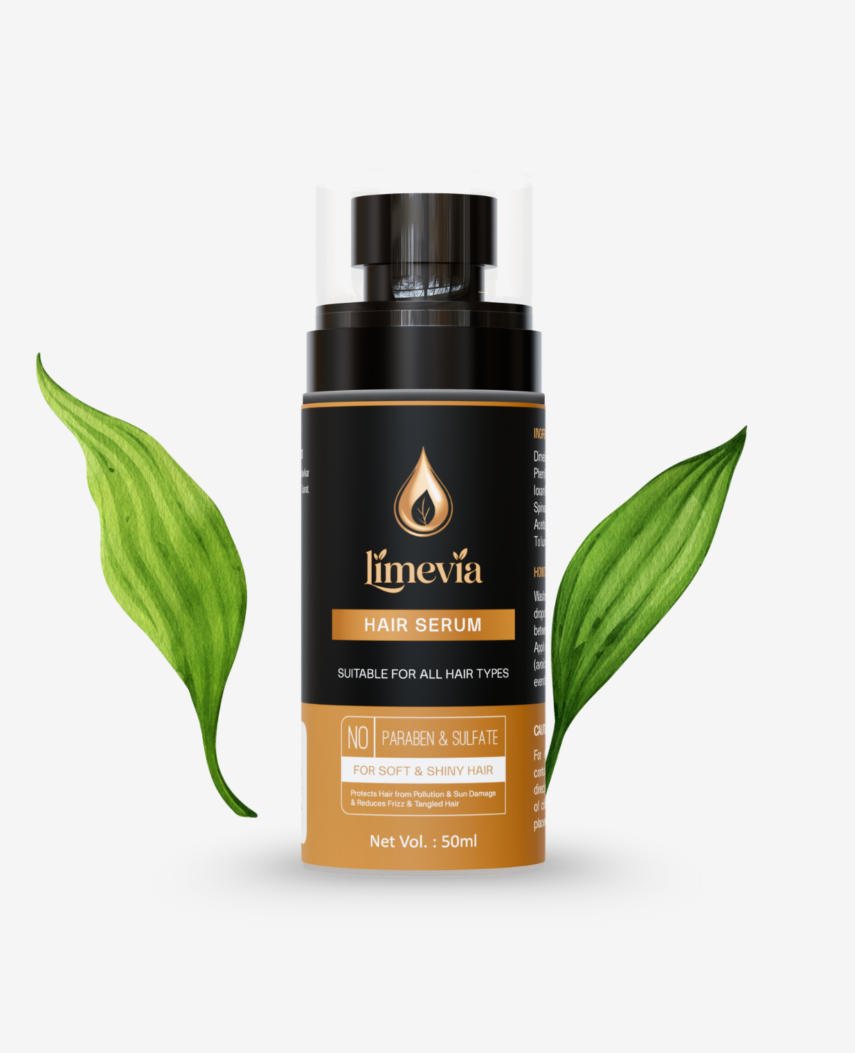 Limevia Hair Serum -  Nature’s Shield for Smooth, Strong & Shiny Hair